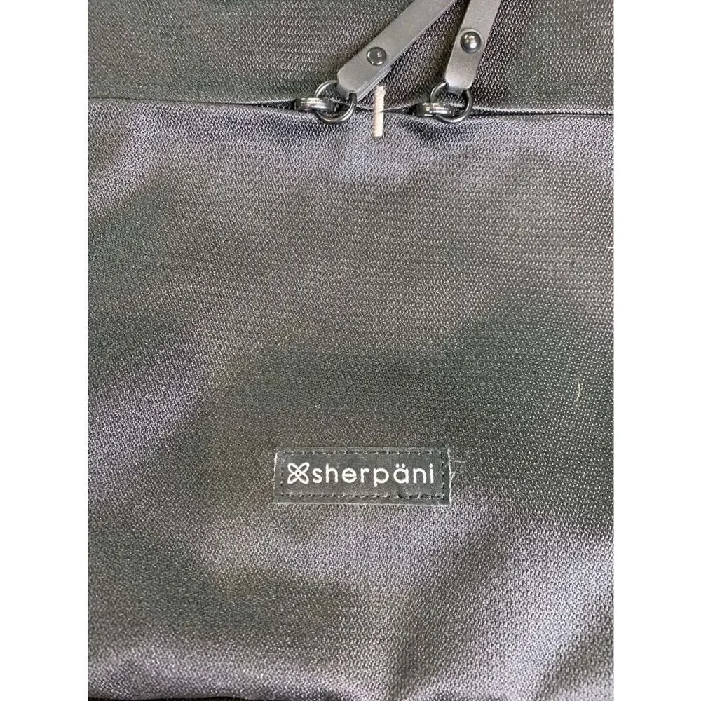 Sherpani Black Laptop Messenger Bag Briefcase Tote with Shoulder Strap